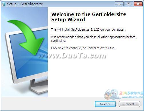 GetFoldersize (硬盘空间管理)下载